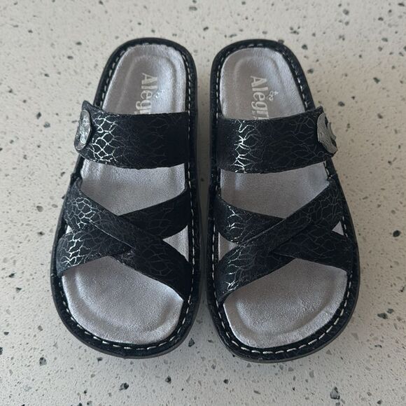 Alegria Victoriah Somethings Fishy Sandal Leather Comfort Shoes EU35 / US 5-5.5 - Picture 2 of 13